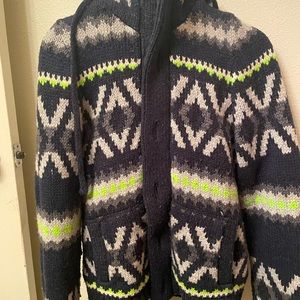 Men’s Wool insulated Sherpa lined hoodie